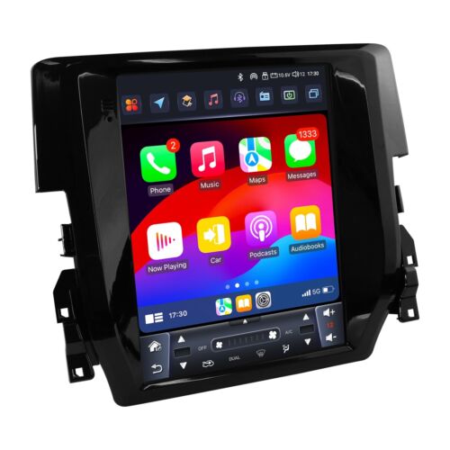 9.7" Tesla screen Android 13 Car Stereo Radio GPS For Honda civic 2016-2020 USA - Picture 4 of 6