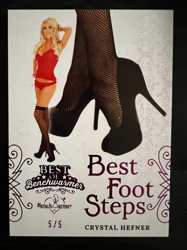 2022 Best of Benchwarmer "Best Foot Steps" - Pink 5/5 - Crystal Hefner