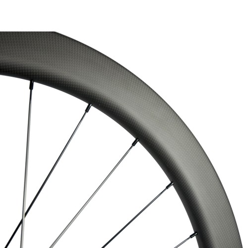 Cyclocross Fahrrad Carbonräder 55mm Clincher Carbon Radsatz DIsc Bremse U-Form - Bild 9 von 10