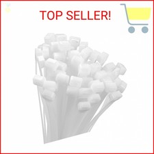 Armpow 26 inch White Zip Ties Heavy Duty 60 PCS, 200 LBS Ultra Exclusive Strong
