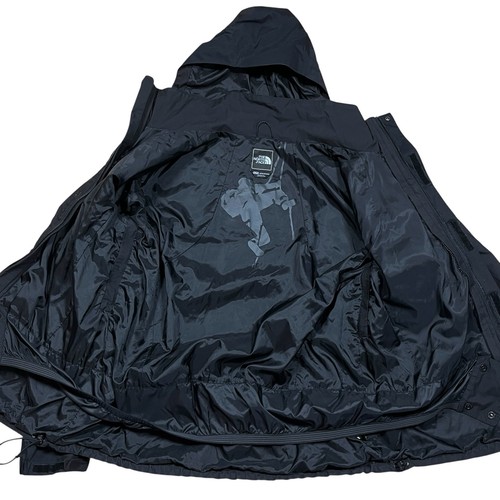 The North Face Varius Guide HyVent Parka Men XL Black Hooded Outdoors Shell Only - Picture 5 of 12