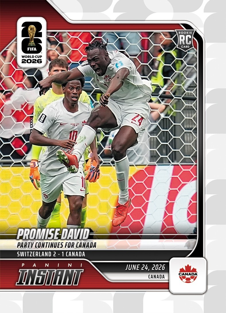2026 Panini Instant FIFA World Cup Promise David RC #111 ~ Canada ~ PR 191