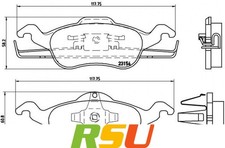 Bremsbelagsatz, Scheibenbremse PRIME LINE P 24 046