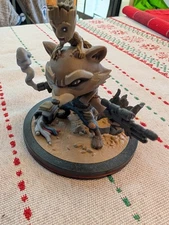 Marvel Q Fig Rocket Raccoon and Groot, Loot Box Exclusive - Excellent Condition