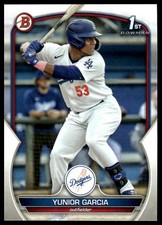 2023 Bowman #BP-142 Yunior Garcia Prospects