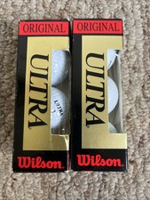 Vintage Wilson 90 Original Ultra AR432 New Old Stock Of 5 Golf Balls Made In USA