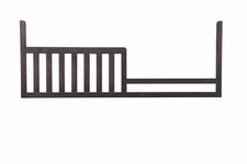 Westwood Design Taylor Farmhouse Wood Toddler Guard Rail in River Rock Brown