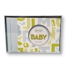 NEW 4x6 Photo Album Baby Gift in Blue Box