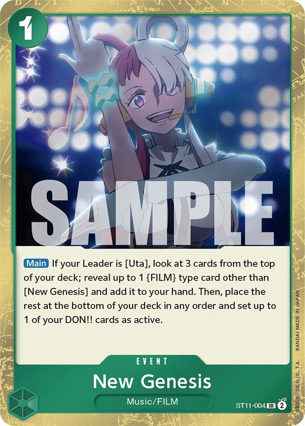 New Genesis - Foil ST11-004 Starter Deck 11: Uta NM