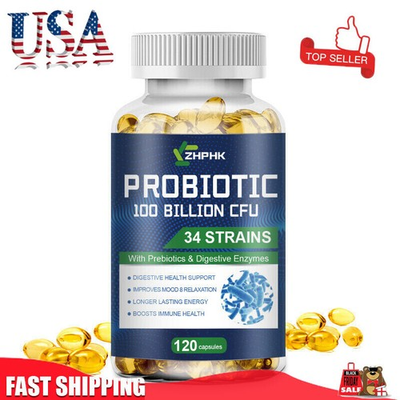 #ad #ad ULTRA PROBIOTIC 100 Billion CFUs 120 capsule NOW ULTIMATE FLORA PRIMAL NATURAL $12.85