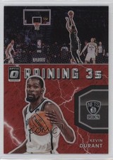 2021-22 Panini Donruss Optic Raining 3s Red Prizm /99 Kevin Durant #10 1pe9