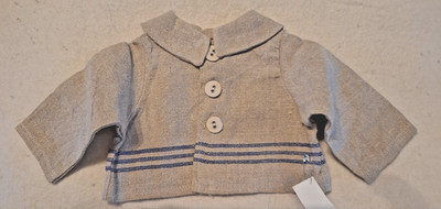RARE: jacket for about 36 - 38 cm bear, handmade, antique linen, unique