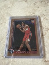 2025-26 Topps - Brown Border /2025 - Tre Johnson III #206 (RC)