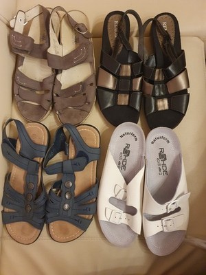 Marken Paket-3 paar Sandalen,,Waldläufer,,remonte,,Pantoletten,,Rohde,, 41 