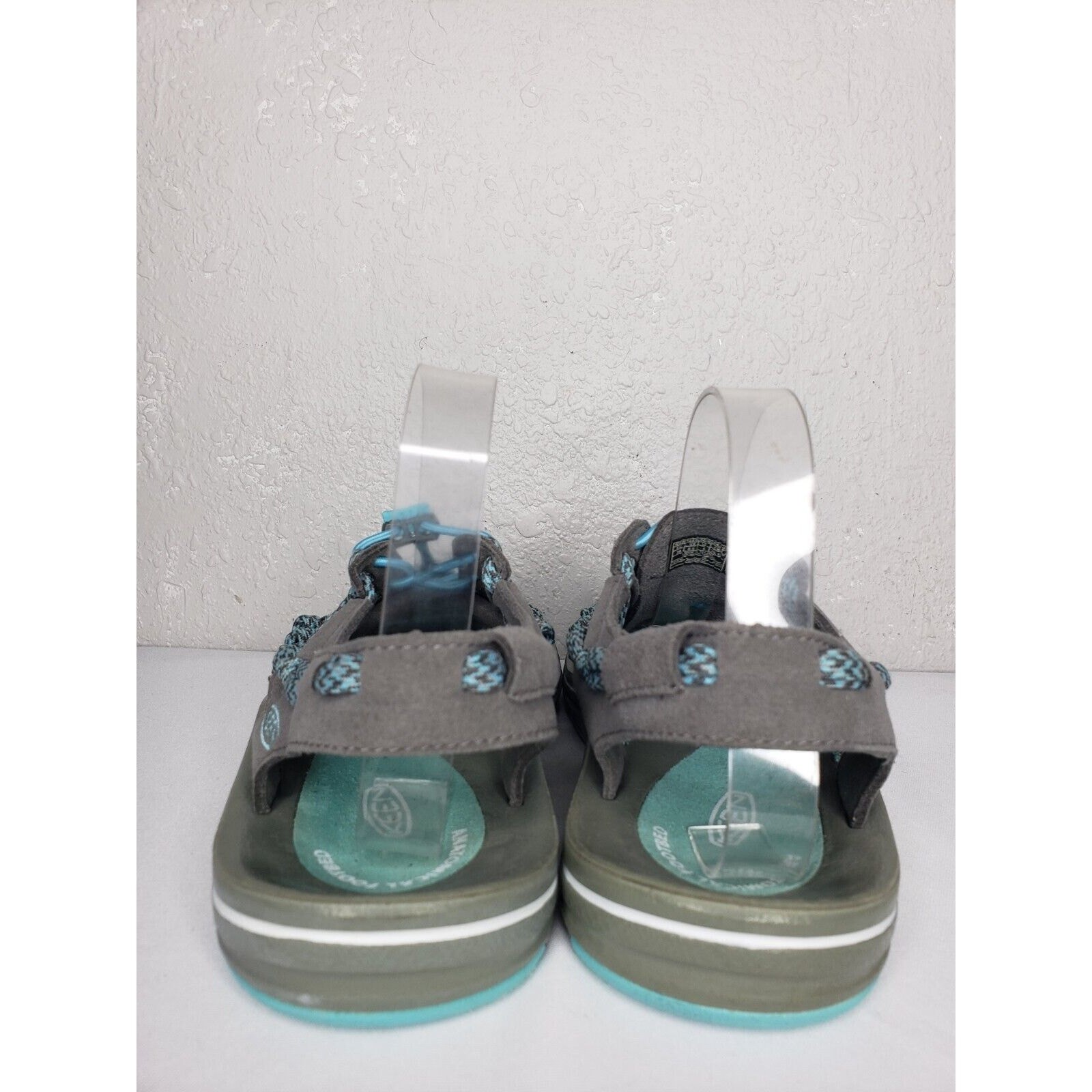 Sandali scarpe KEEN Uneek Cord Sport donna 8 5 blu grigio escursionismo elastico cinch