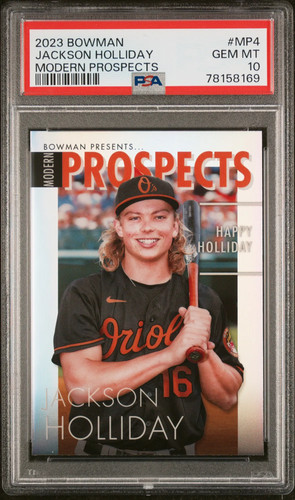 Jackson Holliday - 2023 Bowman Modern Prospects PSA 10