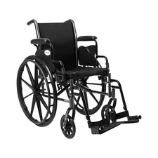 McKesson Lightweight Wheelchair Steel 16"W Swing-Away Footrest