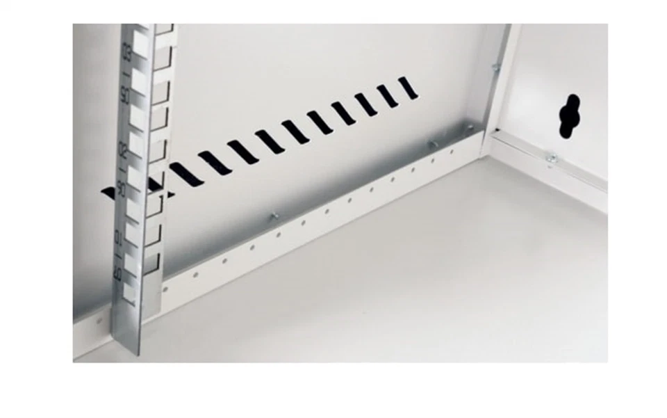 ARMADIO RACK 19" A MURO 12U 19" (L) 542 MM (P) 400 MM COLORE GRIGIO DISASSEMBLAT - Immagine 4 di 4