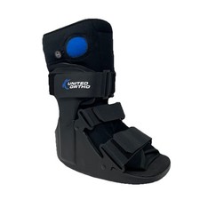 United Ortho Short Air Cam Walker Fracture Boot Size Black Size: Small SM Open