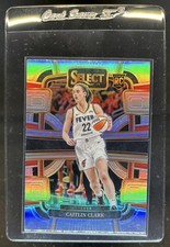 2024 Panini Select WNBA Caitlin Clark Silver Prizm RC Concourse #72 Fever