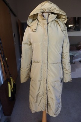 $1200 Max Mara Weekend reversible puffer coat tan/brown removable hood sz 6
