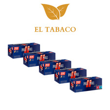 Pall Mall Red Xtra Filterhülsen á 200 Hülsen Extra Filter Rot Zigarettenhülsen