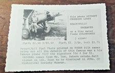 UNIQUE Spirt St. Louis Charles Lindbergh Item , Gov. Samuel Baker Photo Advert