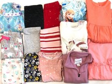Lot Of 14 Girls Clothes Size 4 / 5 - DRESSES JACKETS PAINTS PAJAMAS