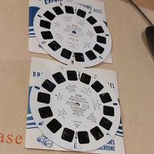 1955 Gothenburg Sweden  VIEWMASTER #2105 & 2106 Reels & Sleeves View Master
