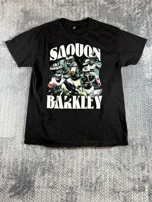 Philadelphia Eagles T Shirt Mens XL Black Saquon Barkley Goodlife Football NFL