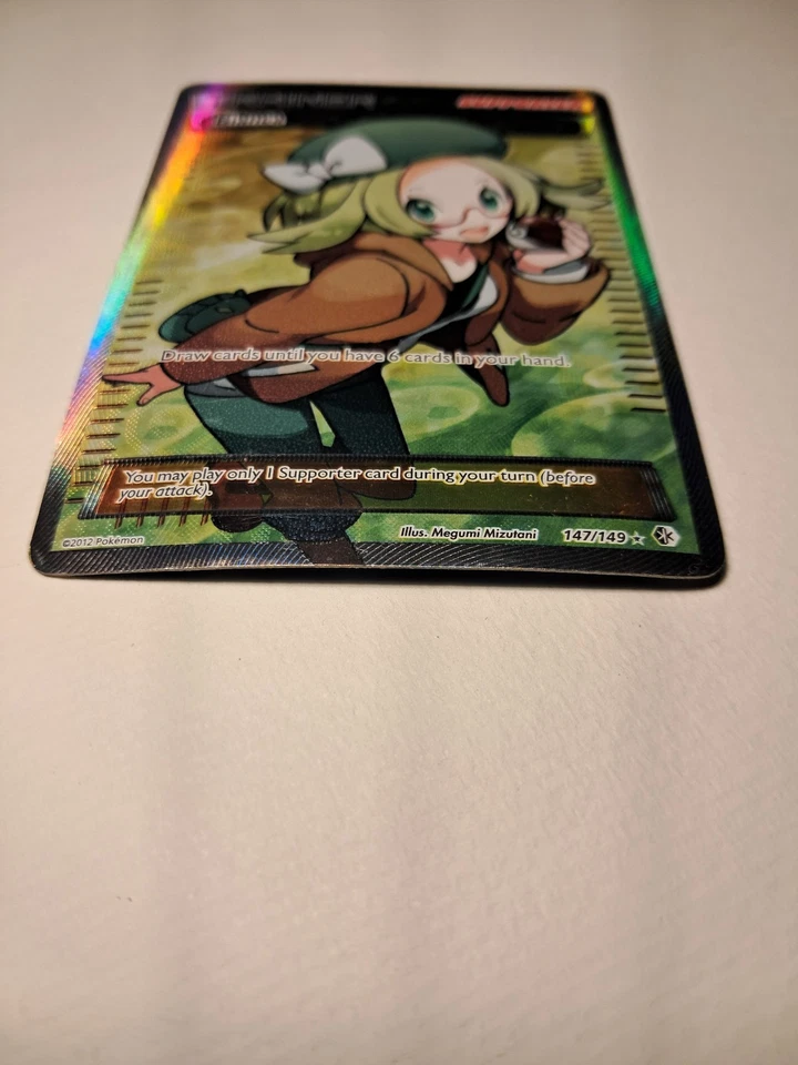 Bianca Trainer 147/149 Full Art Boundaries Crossed (BCR) Pokémon Card RARE Holo - Image 3 of 4