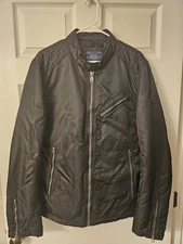 Replay Jeans Italian Made Men's Black Full-Zip Jacket 2XL