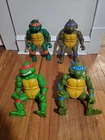 Vintage 1989 Jumbo 12" Teenage Mutant Ninja Turtles TMNT Action Figure Lot Of 4