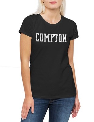 Urban Backwoods Compton Varsity Damen T-Shirt Ghetto Gang Los Angeles LA