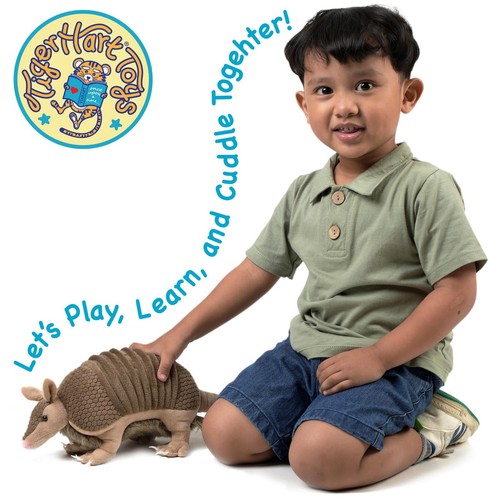 Mike The Armadillo - 10 Inch Stuffed Animal Plush - by TigerHart Toys - Picture 6 of 6