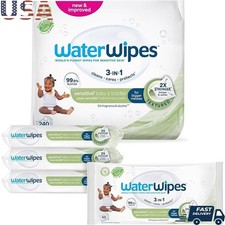 Gentle Baby Wipes Plant Based Hypoallergenic 3-in-1 Skin Care Sensitive Skin New