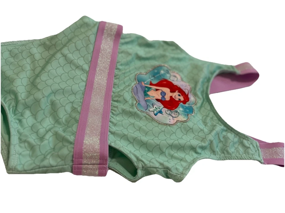 Disney La Sirenita Ariel Traje de Baño Una Pieza Niñas Talla 6 - Sirena Foto 4 de 4
