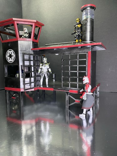 Star Wars Andor Diorama Empire Rare collectible Vintage Kenner Custom - Picture 4 of 24