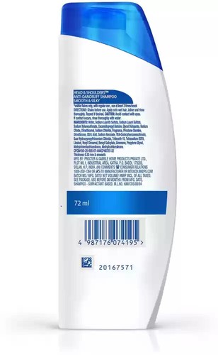Head & Shoulders Smooth & Silky Anti Dandruff Shampoo Smooth Hair Root To Tip - Picture 13 of 29
