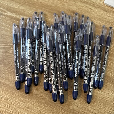 26 Pentel BK91L-C R.S.V.P. Stylus Medium Ballpoint Blue Ink Pens No Box