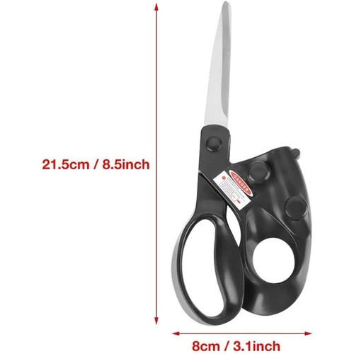Stainless Steel Laser Scissors Laser Guided Sewing Scissors Cut Paper Crafts - Picture 2 of 12