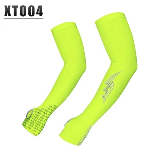 1 Pair Anti-Slip Ice Silk Arm Sleeves - Breathable Sunscreen for Outdoor Sports - Picture 10 of 14