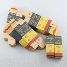 80 Empty PHILCO Vacuum Tube Boxes. Fit 6K6 6SL7 6SJ7 6EM7 7N7 7C5 7F7& similar