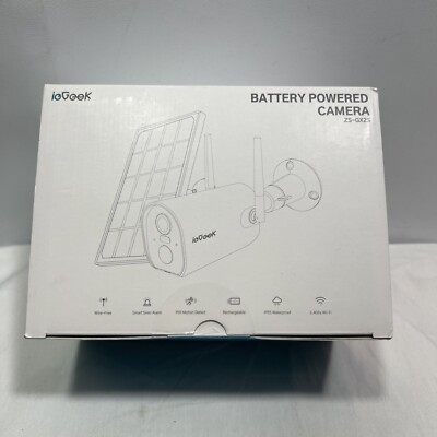 ieGeek ZS-GX2S Wireless Outdoor, 2K Solar Powered Outdoor Security Camera ~ NEW