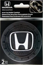 2 Honda auto set cup holder insert coaster mug truck car suv travel universal