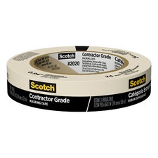 Scotch  Contractor Grade Masking Tape 2020-24AR-BK, .94 in x 60.1 yd