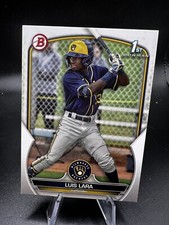 2023 Bowman Baseball Luis Lara #BP-100 1st Paper Prospect Brewers