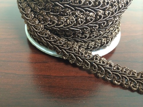 5/8" French Gimp Braid Trim Ribbon Scrapbooking Wedding Decoration 12 Colors - Picture 12 of 13