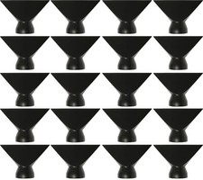 Loc-Line Black - 3" Flare Nozzle - Pack of 20