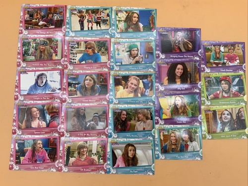 Lot Of 22 Hannah Montana Cards Miley Cyrus 2006-2011 Tops